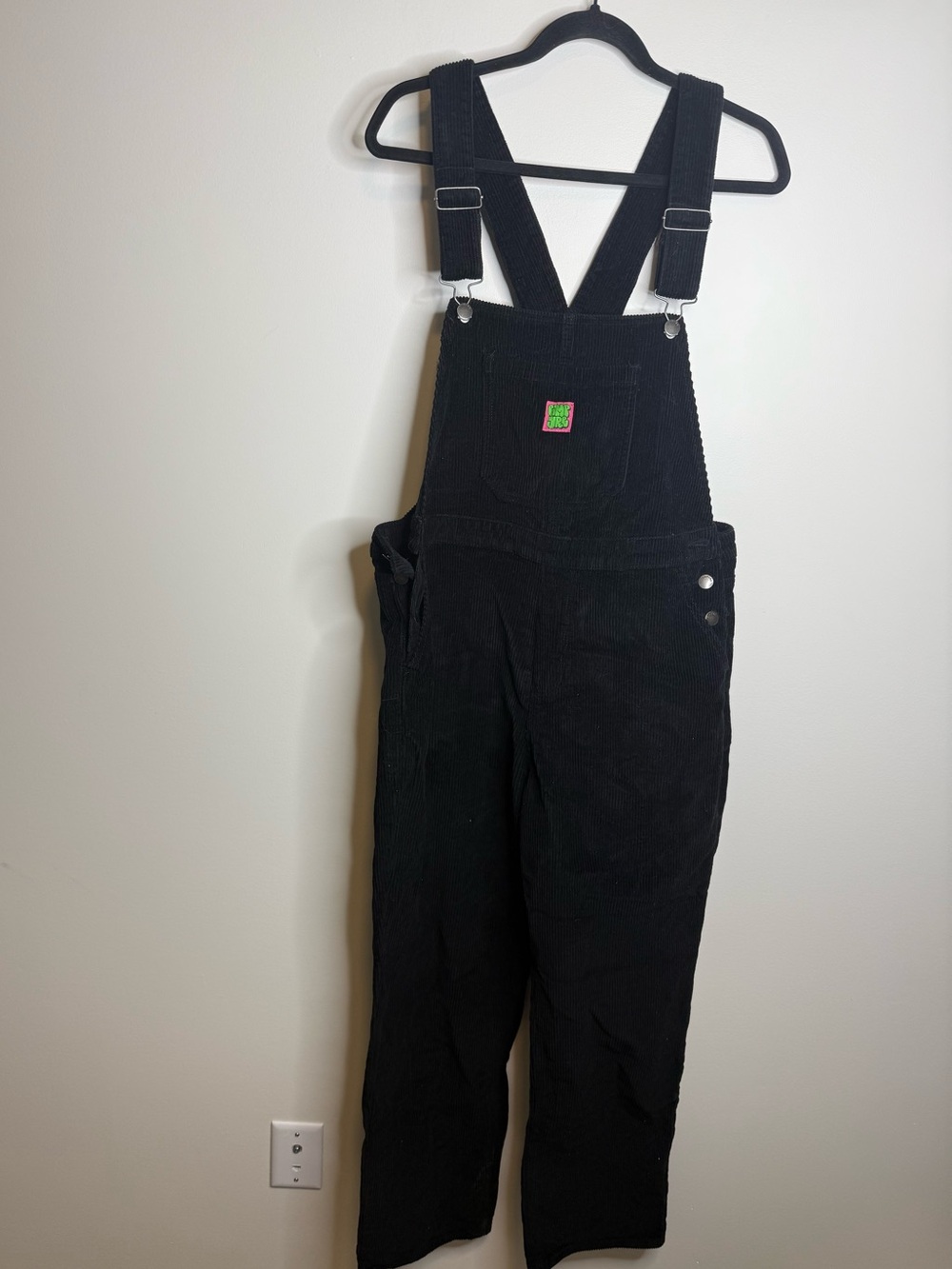 90s Cordoroy Empyre Overalls black size XL